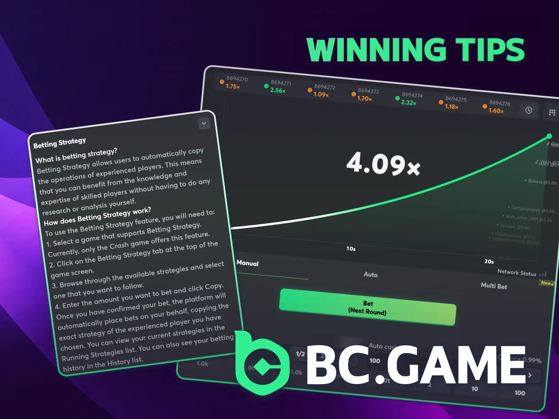 Learn winning tips to start winning at BC Game's Crash.